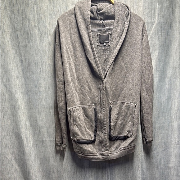 🇺🇸 Aritzia Wilfred free long sleeve jogger material zip up sweater size XXS - Picture 1 of 7